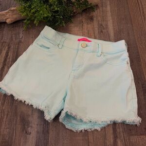 LILLY PULITZER Light Blue Jean Shorts Size 00